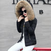 Image of 2020 new fur collar hooded warm women down jacket outerwear winter coat women jacket