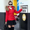 Image of 2020 new fur collar hooded warm women down jacket outerwear winter coat women jacket