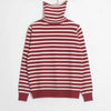 Image of Wixra Women Soft Striped Knitted Sweater Ladies Long Sleeve Turtleneck