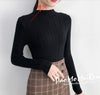 Image of Underwear Woman Autumn and Winter 2020 New Slim Bottom Shirt Long Sleeve