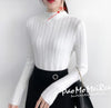 Image of Underwear Woman Autumn and Winter 2020 New Slim Bottom Shirt Long Sleeve