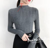 Image of Underwear Woman Autumn and Winter 2020 New Slim Bottom Shirt Long Sleeve