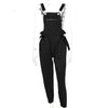 Image of Vangull New Khaki Rompers Womens Jumpsuit Long Elegant Zipper Pockets Sleeveless