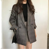 Image of Women's check long sleeve cotton jacket