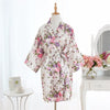 Image of Winter Thick Warm Female Coral Fleece Kimono Robe Lovers Couple Nightgown