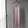 Image of 2020 women Spring Summer satin dress luxury shiny sundress