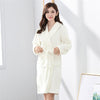 Image of Thicken Warm Couple Flannel Robe Winter Long Sleeve