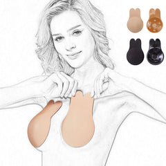 Reusable Women Breast Petals Lift Nipple Cover Invisible Petal Adhesive Strapless Backless Stick on Bra