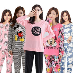 Wholesale Pajamas Sets Spring Autumn 22 Style Thin Carton Generation