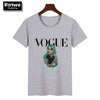 Image of Women 2020 Summer Graphic Tee Shirt  Funny Princess Vogue