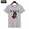 Image of Women 2020 Summer Graphic Tee Shirt  Funny Princess Vogue