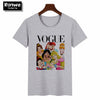 Image of Women 2020 Summer Graphic Tee Shirt  Funny Princess Vogue