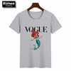 Image of Women 2020 Summer Graphic Tee Shirt  Funny Princess Vogue