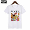 Image of Women 2020 Summer Graphic Tee Shirt  Funny Princess Vogue