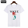 Image of Women 2020 Summer Graphic Tee Shirt  Funny Princess Vogue