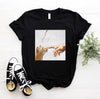 Image of Women 2020 Summer Graphic Tee Shirt  Funny Princess Vogue