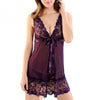 Image of Women Sexy Nightwear Plus Size M-XXL Lace Nightgown