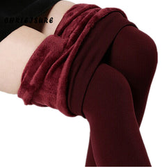 8 couleurs S-XL hiver Plus cachemire Leggings