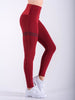 Image of Leggings minces Polyester v-taille jegging femmes crayon pantalon