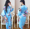 Image of Silk Kimono Robe Bathrobe Women Satin Robe Silk Robes Night Sexy Robes Night Grow For Bridesmaid Summer Plus SizeS-XXXL 010412