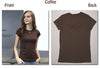 Image of Plain T Shirt Women Cotton Elastic Basic T-shirts Female Casual Short Sleeve T-shirt