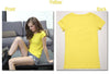 Image of Plain T Shirt Women Cotton Elastic Basic T-shirts Female Casual Short Sleeve T-shirt