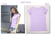 Image of Plain T Shirt Women Cotton Elastic Basic T-shirts Female Casual Short Sleeve T-shirt