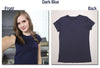 Image of Plain T Shirt Women Cotton Elastic Basic T-shirts Female Casual Short Sleeve T-shirt