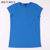 Image of Plain T Shirt Women Cotton Elastic Basic T-shirts Female Casual Short Sleeve T-shirt