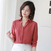 Image of New Women's Shirt Classic Chiffon Blouse