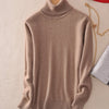 Image of Cashmere Sweater Women Turtleneck Women's Plus Size Knitted Turtleneck Winter Cashmere Sweater For Women Warm Sweaters Female