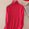 Image of Cashmere Sweater Women Turtleneck Women's Plus Size Knitted Turtleneck Winter Cashmere Sweater For Women Warm Sweaters Female