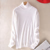 Image of Cashmere Sweater Women Turtleneck Women's Plus Size Knitted Turtleneck Winter Cashmere Sweater For Women Warm Sweaters Female