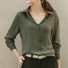 New Women's Shirt Classic Chiffon Blouse