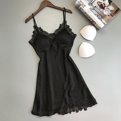 Sexy Women's Robe & Gown Sets Lace Bathrobe + Night Dress 4 Four Pieces Sleepwear