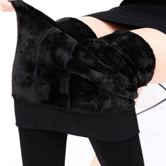 Plus Size Warm Winter Leggings Women Warm Velvet Pants