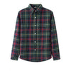 Image of Women Plaid Shirt Checks Flannel Shirts Female Long Sleeve Blouse