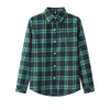 Image of Women Plaid Shirt Checks Flannel Shirts Female Long Sleeve Blouse