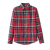 Image of Women Plaid Shirt Checks Flannel Shirts Female Long Sleeve Blouse