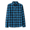 Image of Women Plaid Shirt Checks Flannel Shirts Female Long Sleeve Blouse