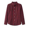 Image of Women Plaid Shirt Checks Flannel Shirts Female Long Sleeve Blouse