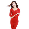 Image of Lace Thermal Underwear Sexy Ladies Clothes Winter Seamless Antibacterial Warm Intimates