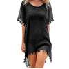 Image of New Chiffon Tassels Beach Wear Women Swimsuit