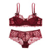 Image of Varsbaby Sexy Lace Red Color Christmas Underwear New Year Bra Set For Women