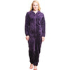 Image of Winter Warm Pyjamas Women Onesies Fluffy Fleece Jumpsuits Sleepwear