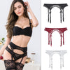 Image of Sexy women lace Black/white/red brand garter temptation ultra-thin female silk stockings Suspender Belt Wedding garters belts