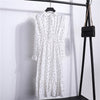 Image of Summer Korean Chiffon Women Dress Elegant Ladies Vintage Long Dress Boho Floral Office Long Sleeve Vestidos Clothing 5LYQ003