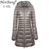 Image of Ultra Light Down Jacket for  Women made With Hooded Down Coat Female Big Size Coats