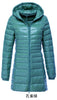 Image of Ultra Light Down Jacket for  Women made With Hooded Down Coat Female Big Size Coats