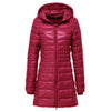 Image of Ultra Light Down Jacket for  Women made With Hooded Down Coat Female Big Size Coats